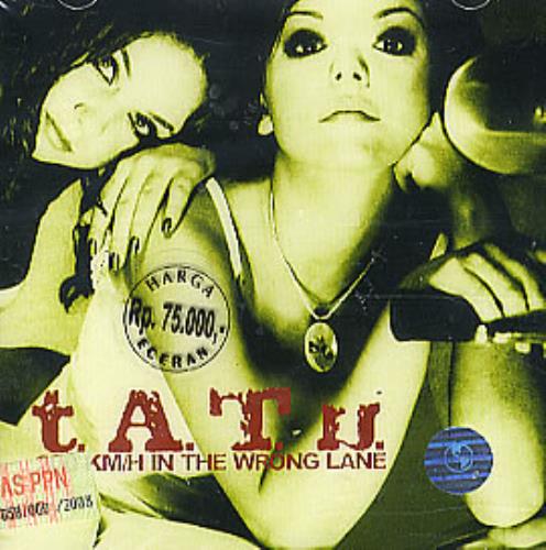t.A.T.u. 200 KM/H in The Wrong Lane Indonesian CD album (CDLP